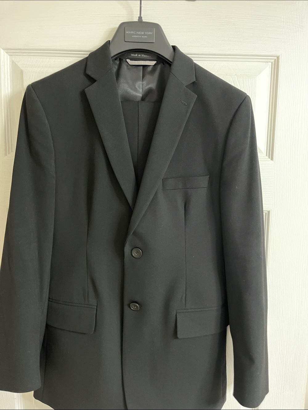 Marc New York kids Black Two-Button Suits